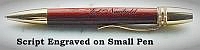 Script on Smaller Pen