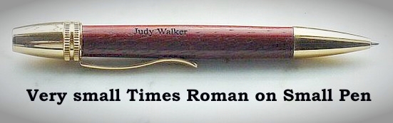 Tiny Times Roman on Smaller Pen